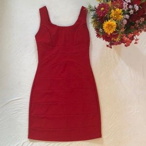 Red bodycon dress (size M)